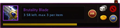 The roll bar for Brutality Blade